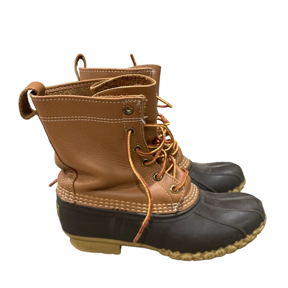 LL Bean Boots by L.L. Bean. Women’s size 7 tan waterproof leather duck boots. - Picture 3 of 7